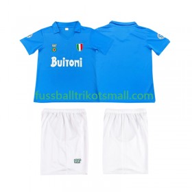 Fußballtrikots Napoli 1987 Retro Kinder 1988 Kurzarm Heimtrikotsatz kaufen